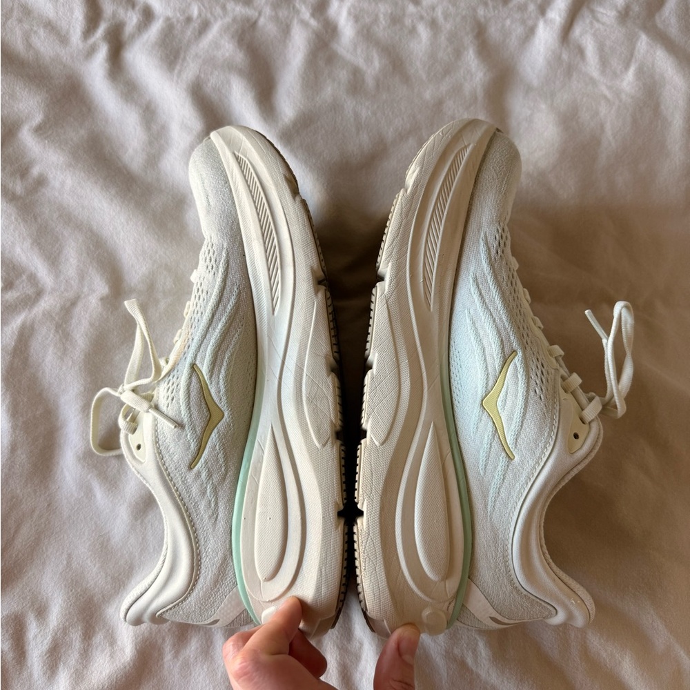 Hoka Bondi 9 W10.5B - Truffle Salt Sea Glass - Picture 3 of 5